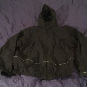 Timberland Black Hooded Windbreaker